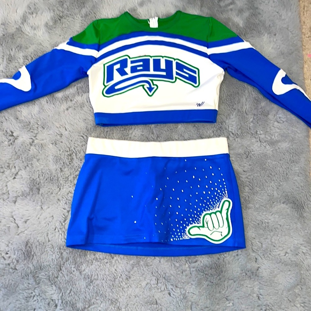 ORIGINAL Stingray Allstars Orange Cheer Uniform